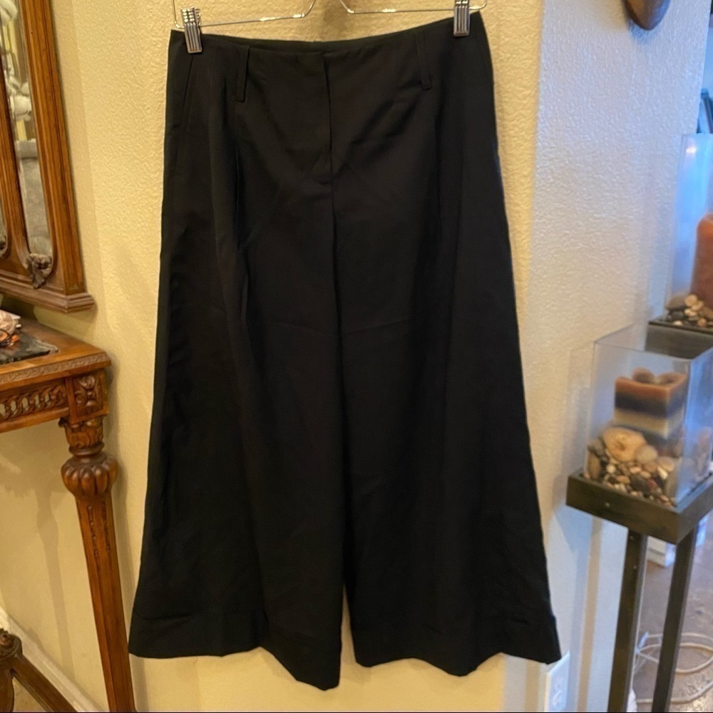 Vintage GARFIELD & MARKS Black Wide Leg Pants Size 2-Made in USA